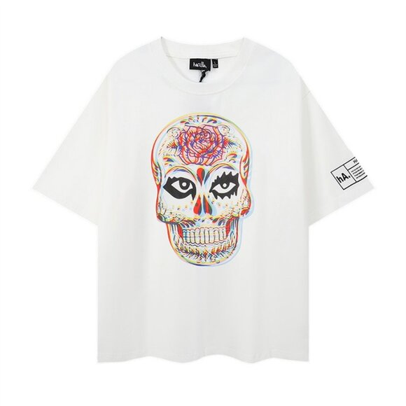 Haculla Skull Print Short Sleeve T Shirt - Picture 1 of 13